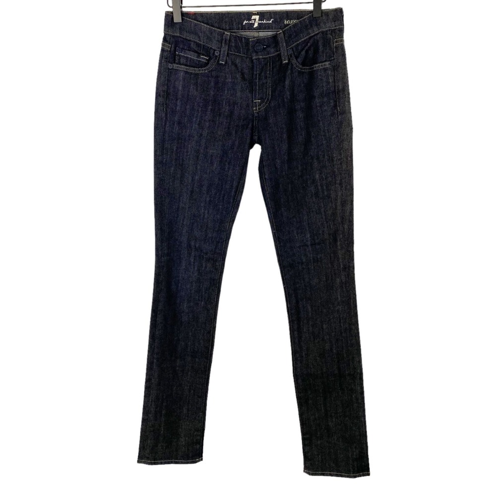 7 For All Mankind Roxanne‎ Straight Leg Jeans Blue Size 25